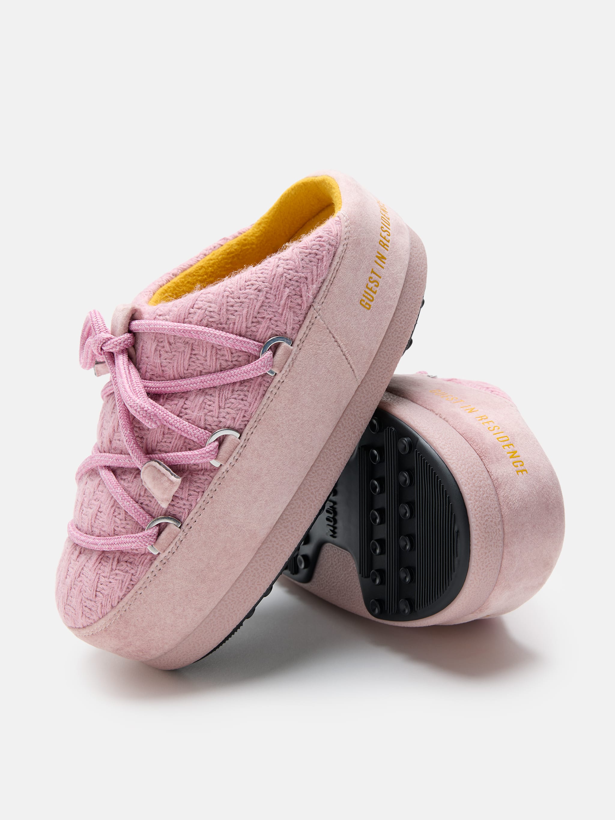MOON BOOT X GUEST IN RESIDENCE EVX ROSE KNIT MULES