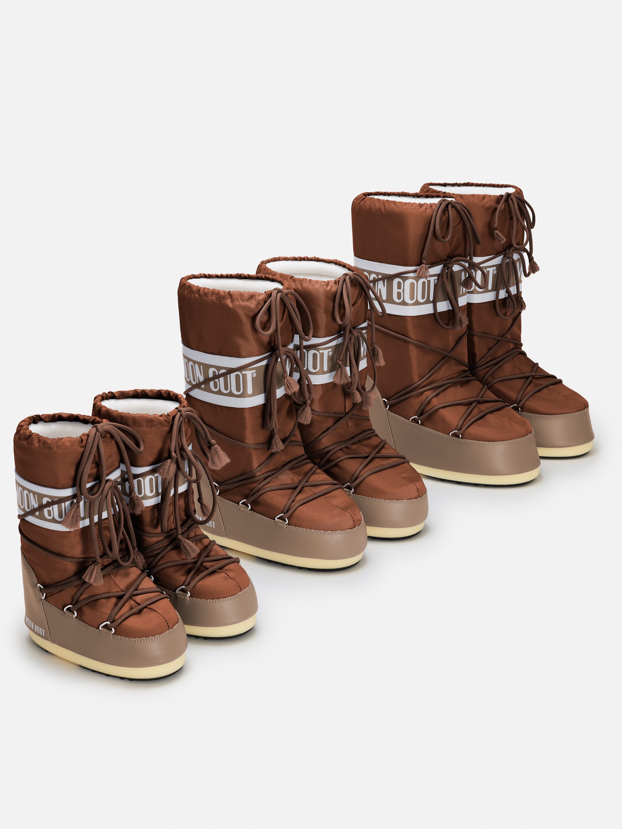 ICON BROWN NYLON BOOTS