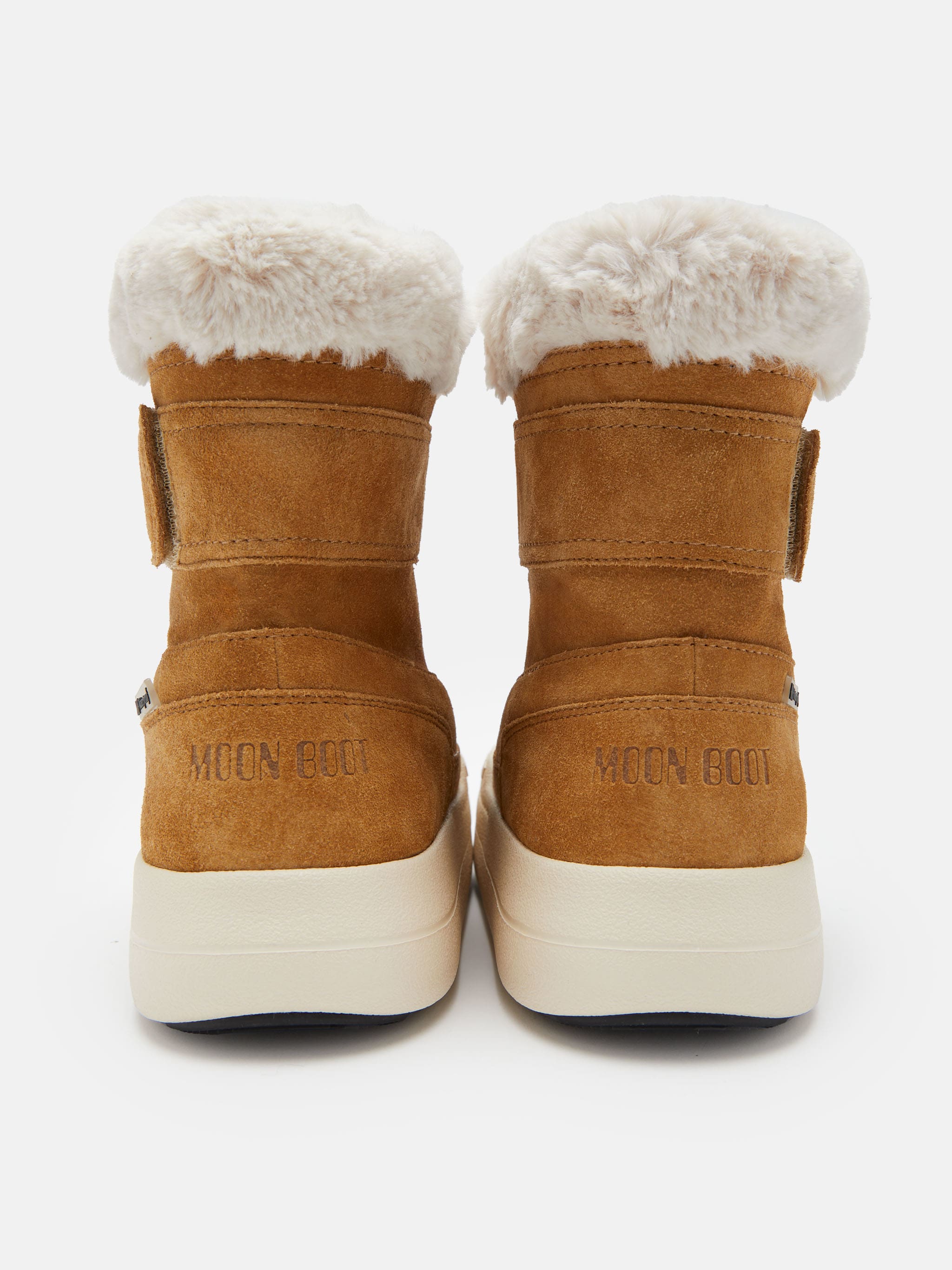 JUNIOR PARK STRAP BROWN SUEDE BOOTS