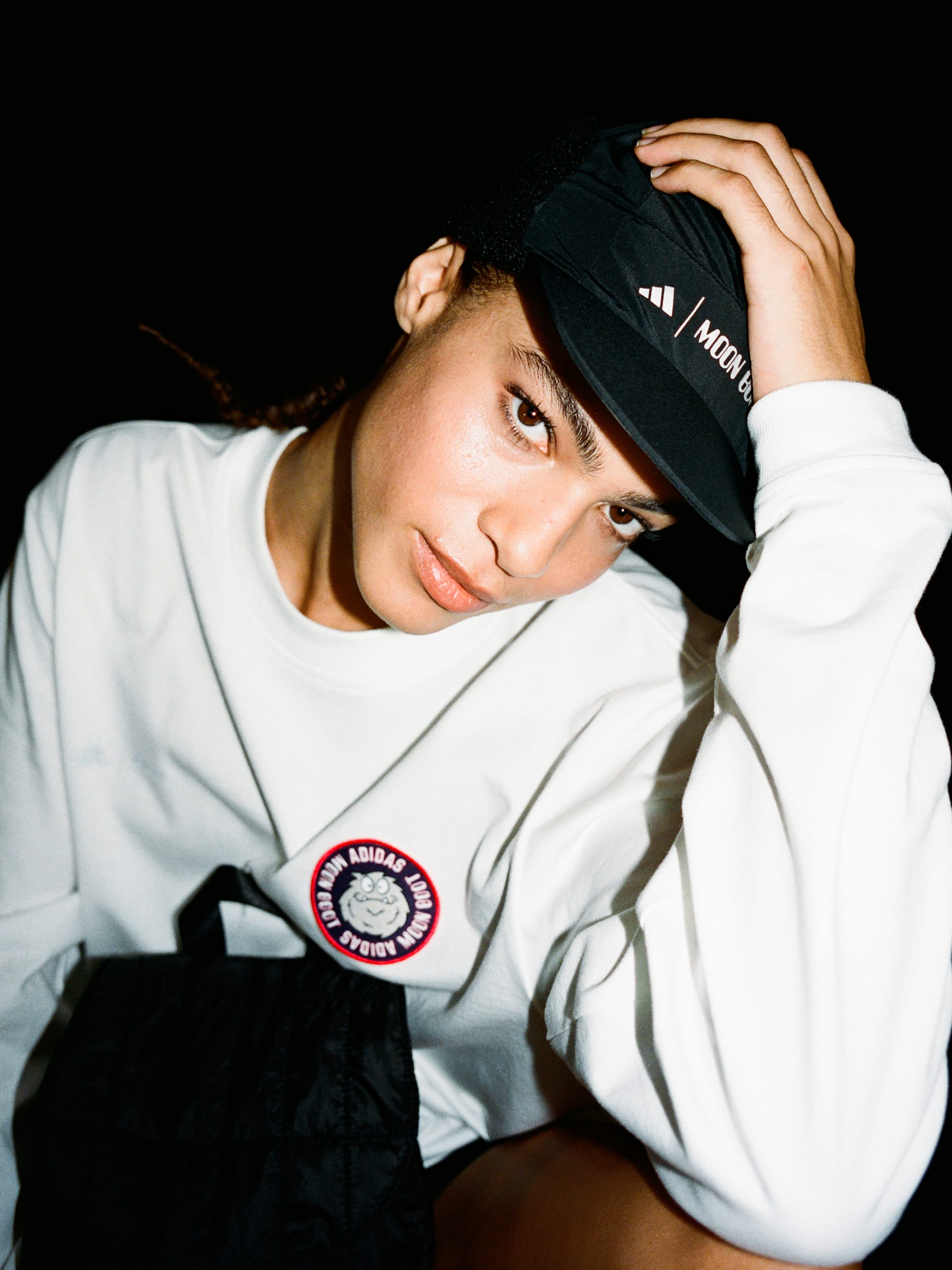 ADIDAS X MOON BOOT WHITE LONG SLEEVE T-SHIRT
