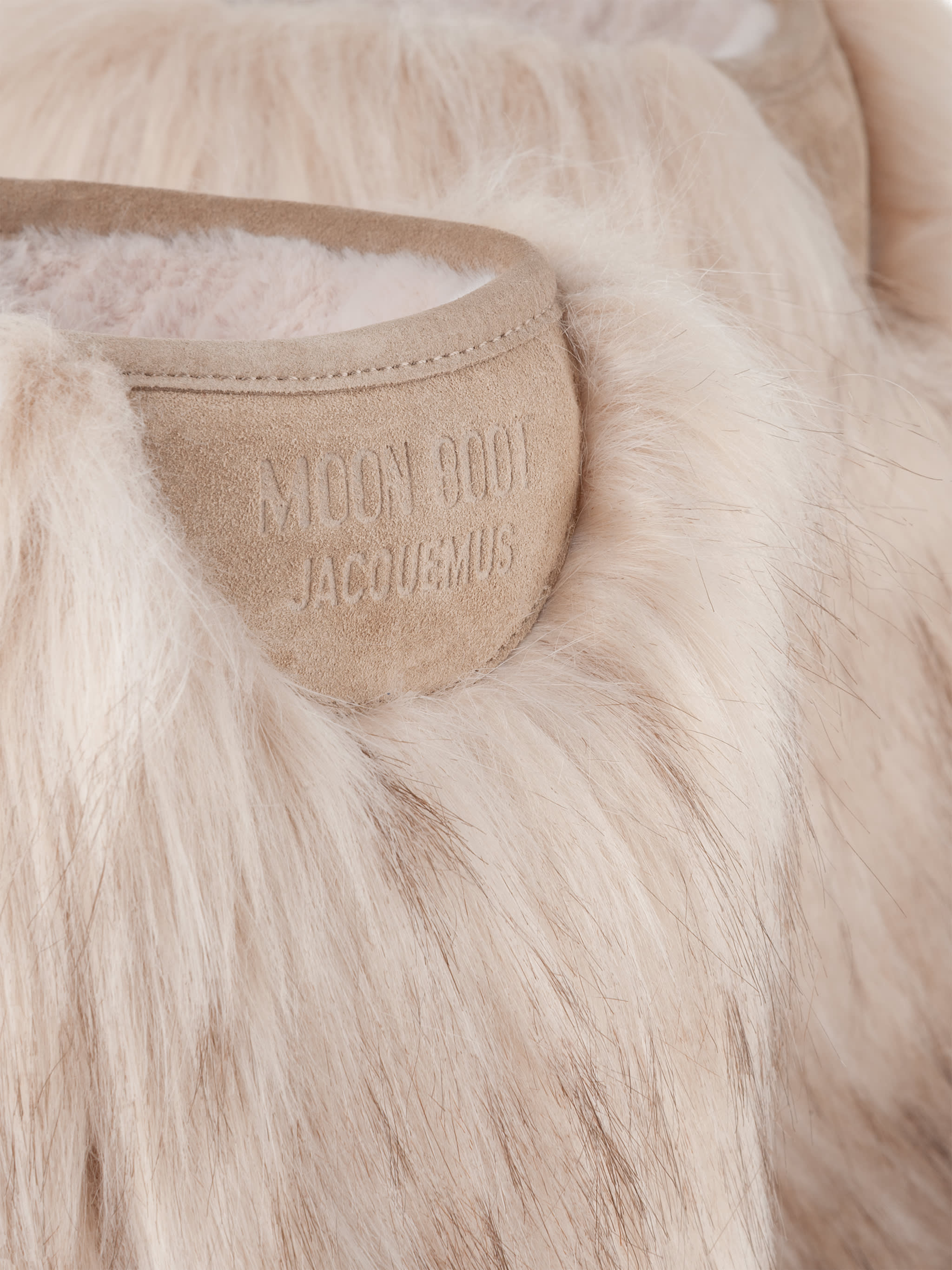 Jacquemus + Moon Boot ICON YETI MID CREAM BOOTS