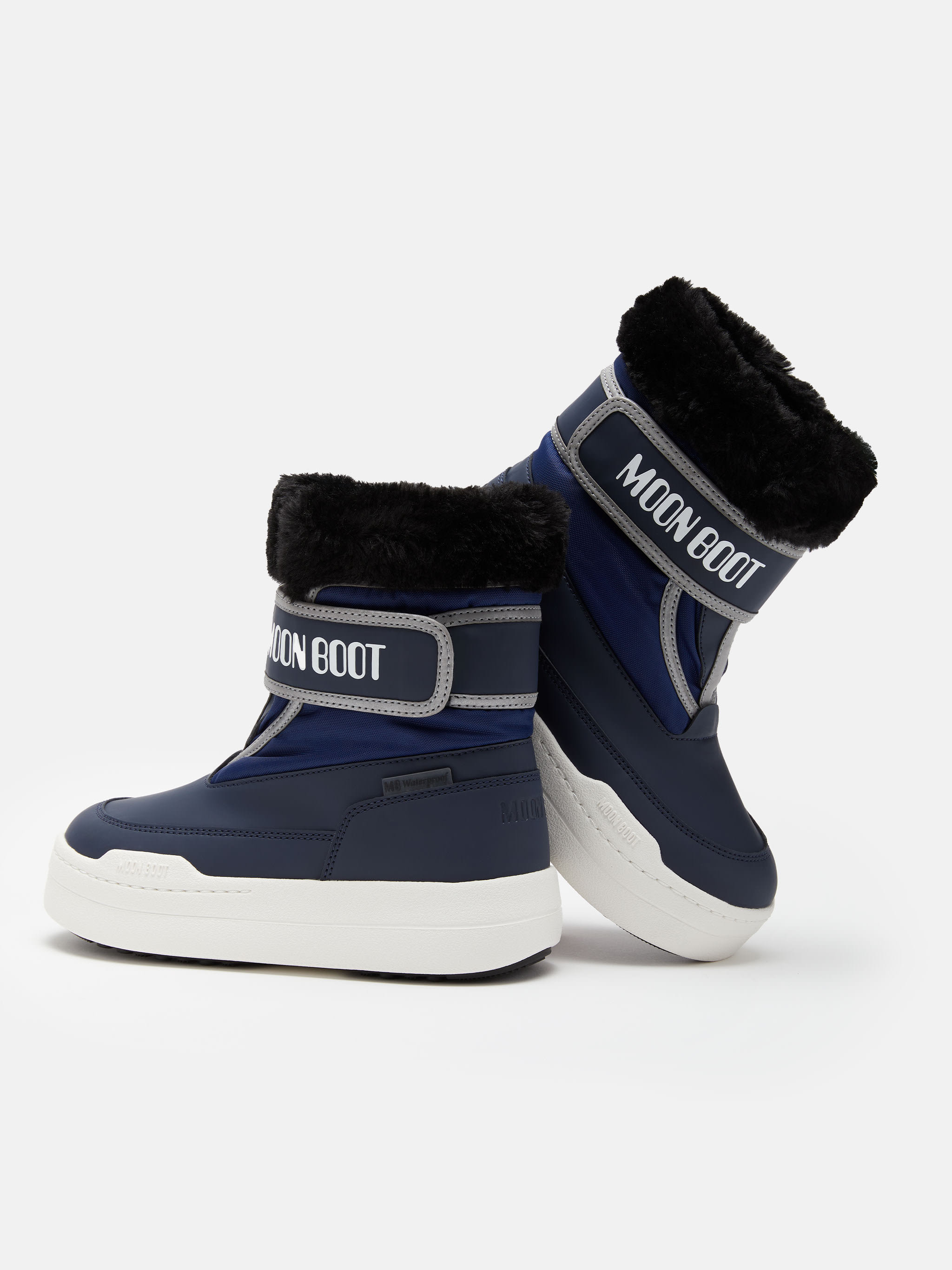 JUNIOR PARK STRAP BLUE BOOTS