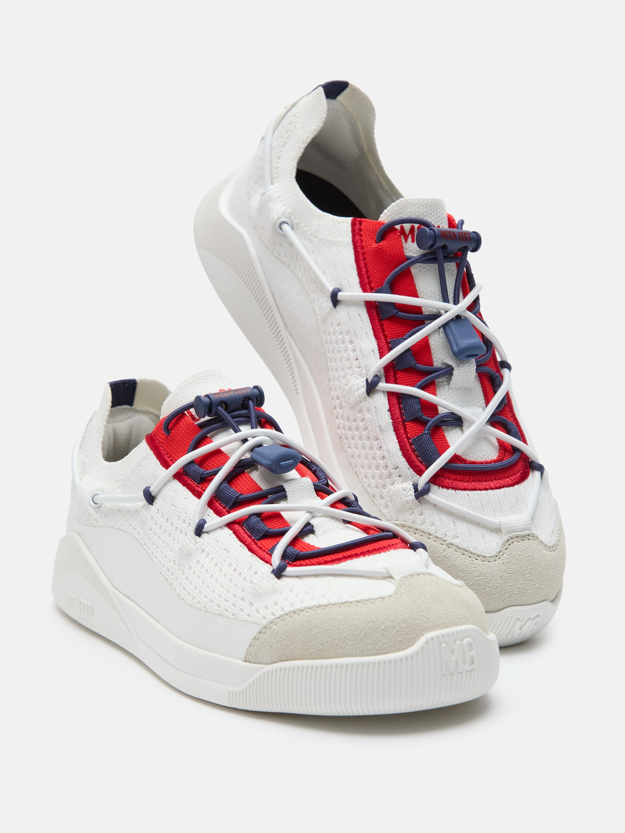 MOONLIGHT WHITE, BLUE & RED SNEAKERS
