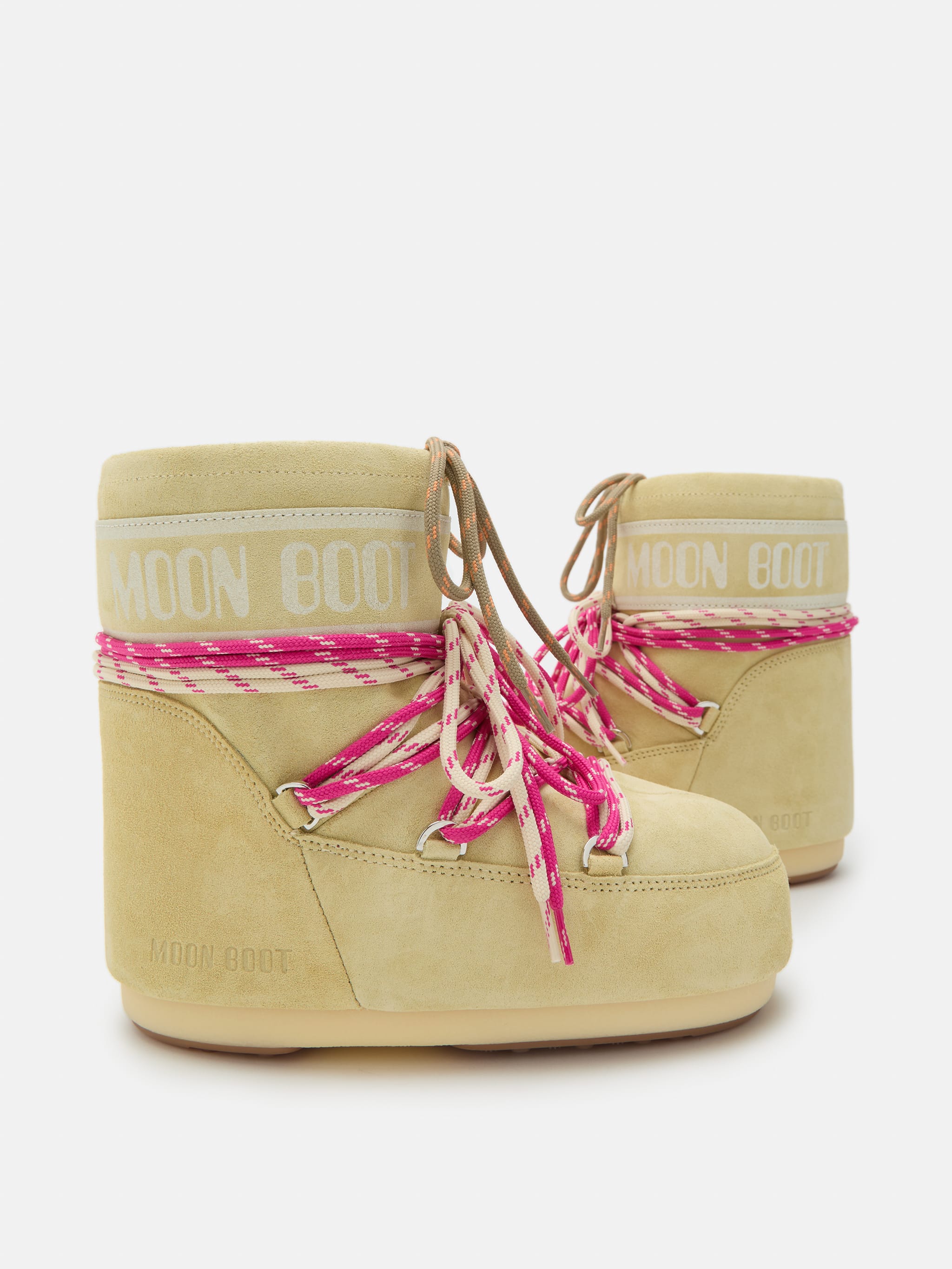 ICON LOW YELLOW SUEDE BOOTS